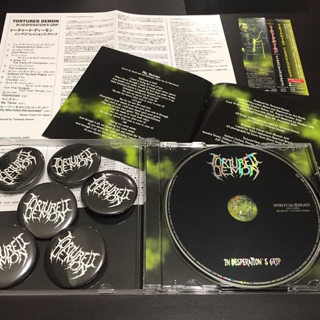 TORTURED DEMON "In Desperation’s Grip"(Japan Edition + obi)+ Special Gift-pin