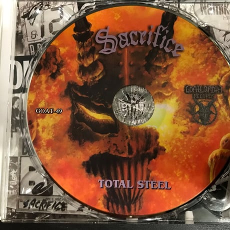 SACRIFICE "Total Steel" Digipak CD (2021 Reissue)