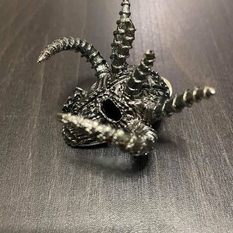 SACRIFICE "Crest Of Black" 3D metal Pin <chrome>