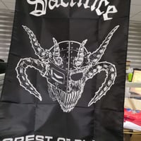 SACRIFICE  "Crest Of Black" Flag