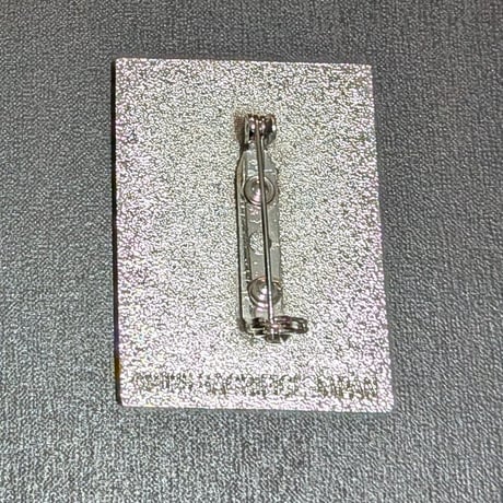 【New】SACRIFICE Black Metal Pin (Square)