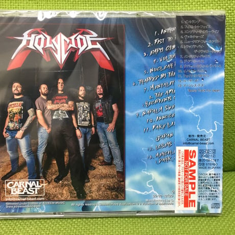 HOLYCIDE "Fist to Face" (Japan Edition + obi)  + gift pin