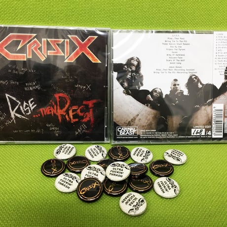 CRISIX "Rise...Then Rest"(Japan Edition + obi+ gift 2pin) 