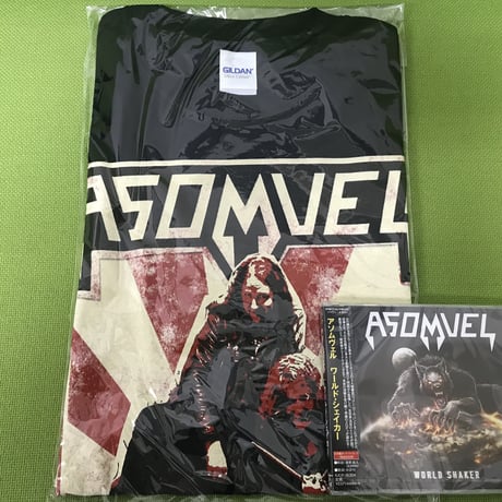 ASOMVEL "World Shaker" (Japan Edition + obi) + ASOMVEL T-shirt