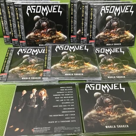 ASOMVEL "World Shaker" (Japan Edition + obi) + ASOMVEL T-shirt