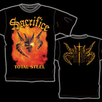 SACRIFICE "Total Steel" Official T-shirt
