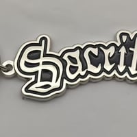 SACRIFICE Logo Key Ring