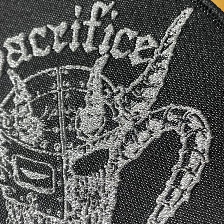 SACRIFICE "Crest Of Black" Official Patch (Circle)