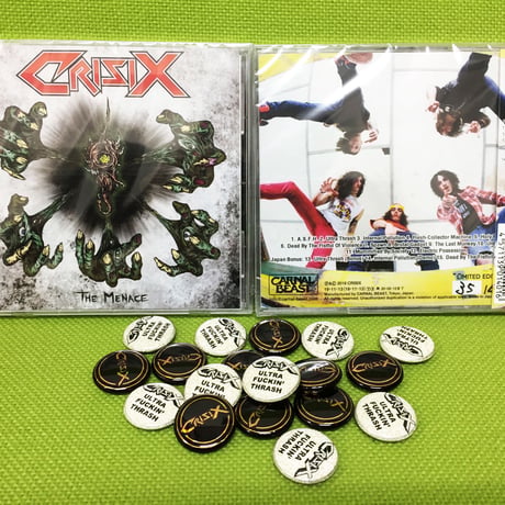 CRISIX "The Menace"(Japan Edition + obi+ gift 2pin) 