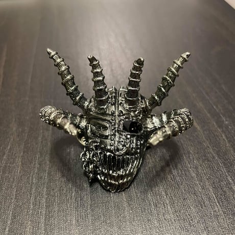 SACRIFICE "Crest Of Black" 3D metal Pin <chrome>