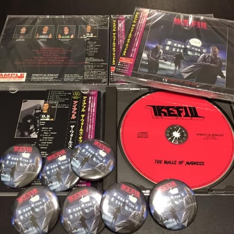 IREFUL "The Walls Of Madness" (Japan Edition + obi)+ Special Gift-pin