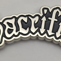 SACRIFICE Logo Metal Pin