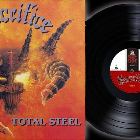 SACRIFICE "Total Steel" Black Vinyl (Japanese obi + Total Steel sticker)