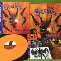SACRIFICE "Total Steel" Orange Wax (Japanese obi + Total Steel sticker)