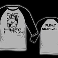 SACRIFICE "SACRIFICE "Crest Of Black" Demo" Official Baseball-shirt