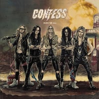 CONFESS "Burn 'Em All"(Japan Edition + obi)