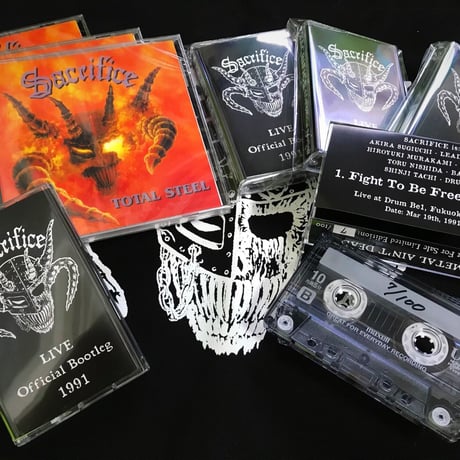 SACRIFICE "Total Steel"(Japan Edition + obi + bonus cassete)