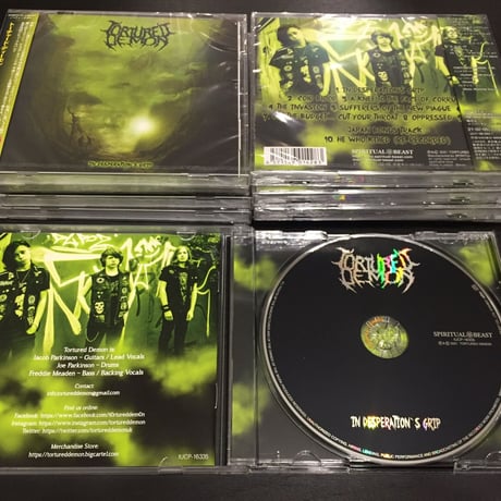 TORTURED DEMON "In Desperation’s Grip"(Japan Edition + obi)+ Special Gift-pin