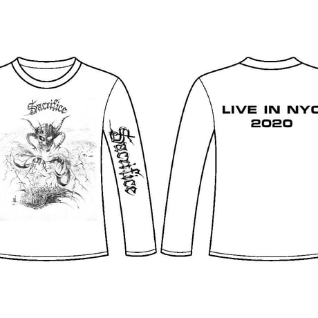 SACRIFICE NYC show limited official long sleeve T-shirt(Pre-order ONLY)