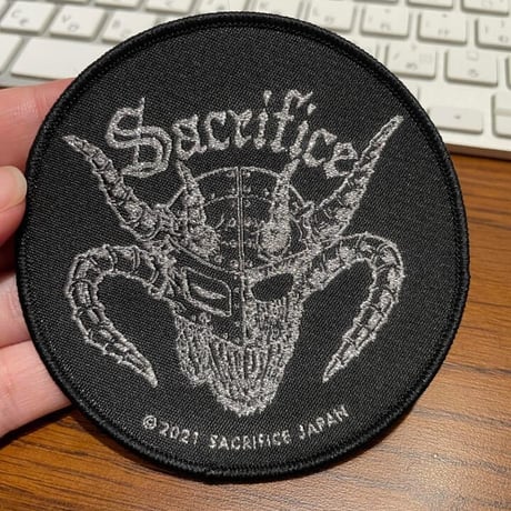 SACRIFICE "Crest Of Black" Official Patch (Circle)
