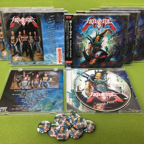HOLYCIDE "Fist to Face" (Japan Edition + obi)  + gift pin