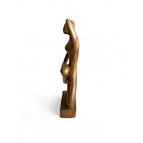 Wooden Woman Sculpture
