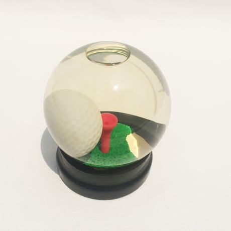 Golf ball snow dome