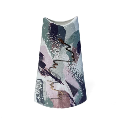 Abstract Drawing Vase
