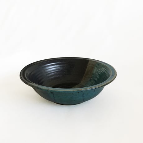 Black&Blue Glaze Pottery Bowl