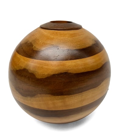 Wooden Planet Vase