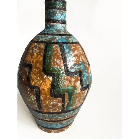 Hand Painted Italy Vase