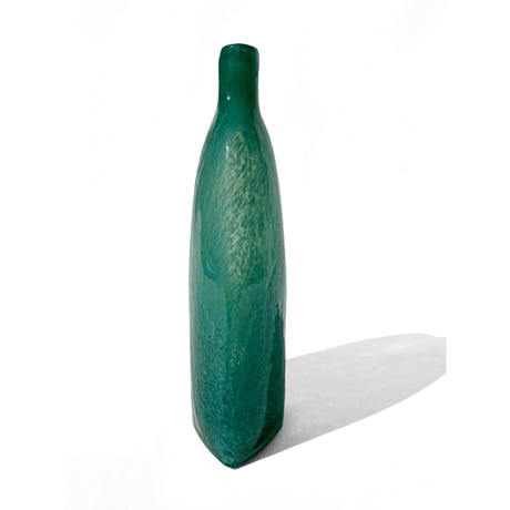 Green Contemporary Glass Vase