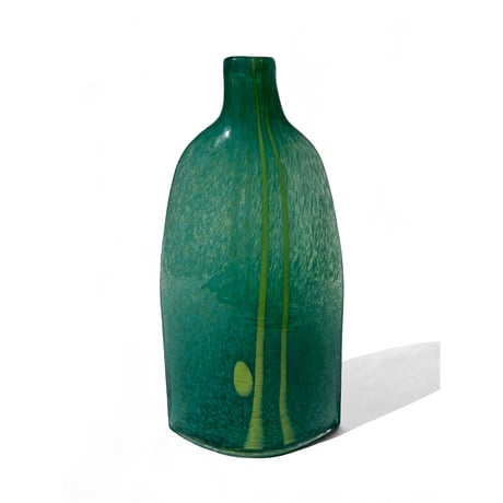 Green Contemporary Glass Vase