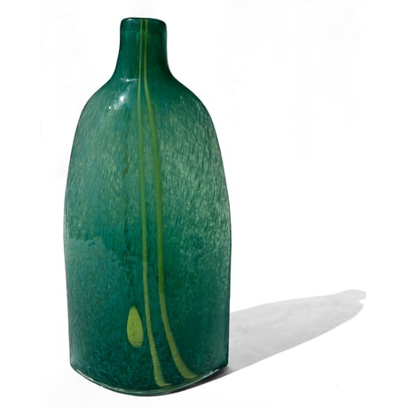 Green Contemporary Glass Vase