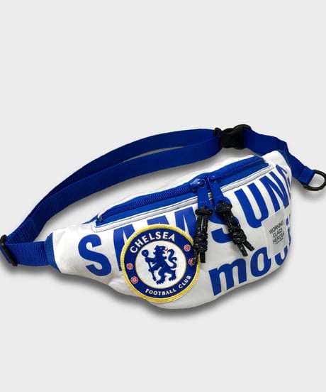 "Re;make" used soccer uniform fanny pack -CHE