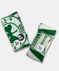 "Re;make" used soccer muffler hand warmer -PMC /Green