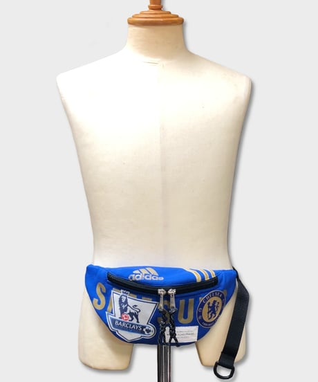 "Re;make" used soccer uniform fanny pack -CFC