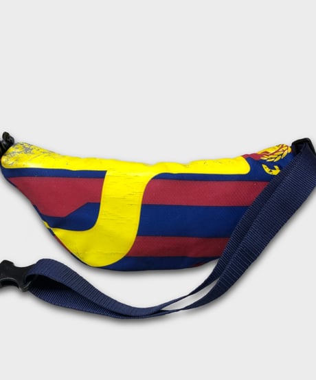 "Re;make" used soccer uniform fanny pack -FCB
