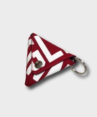 "Re;make" NFL gameshirt remake Triangle Coin purse -red
