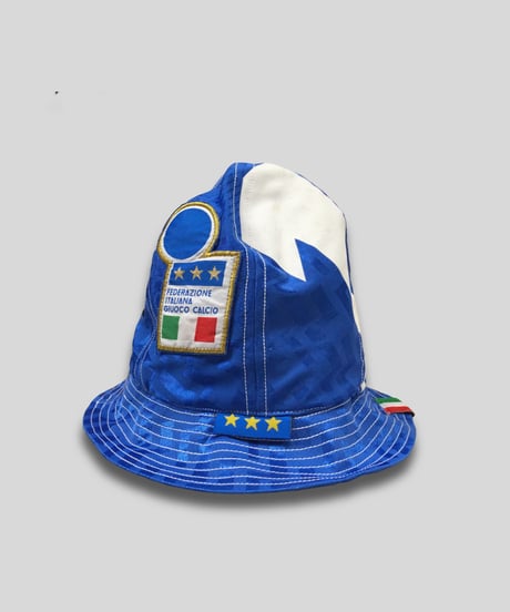 "Re;make" used soccer uniform Nomad Hat -FIGC