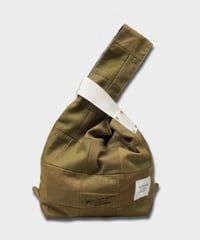 "Patchworks" Czech military twill cloth "SIJIMI" Bag -white tape