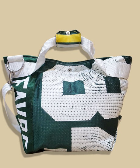 "Re;make" NFL Game shirts  Tote Bag (S) -"84"/Green