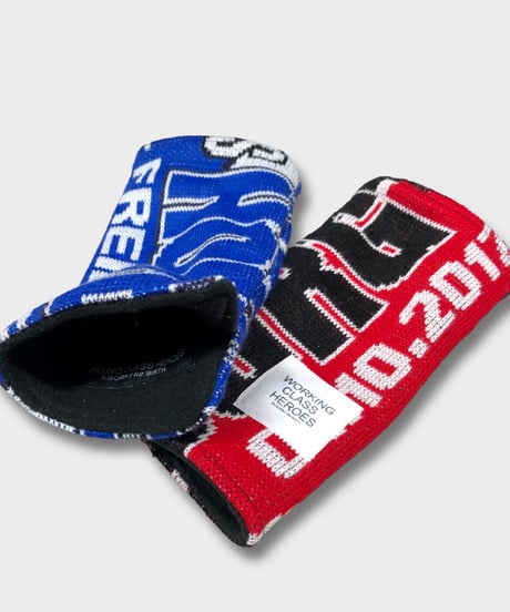 "Re;make" used soccer muffler hand warmer -HvsF