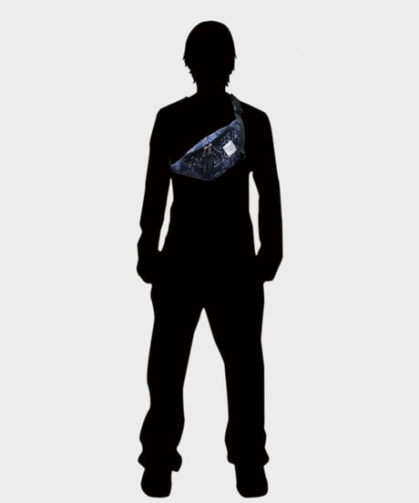 "Patchworks" Diamond Patch Bandana Fanny Pack -navy