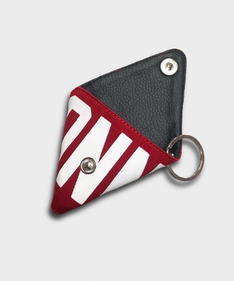 "Re;make" NFL gameshirt remake Triangle Coin purse -red