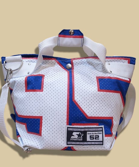 "Re;make" NFL Game shirts  Tote Bag (S) -"95"/ blue
