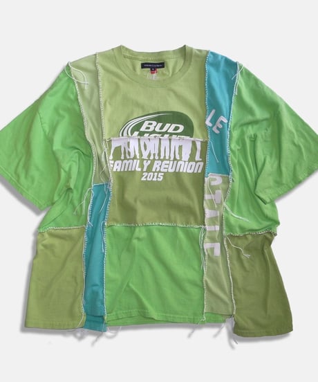 Remake Vertical Cut T-Shirts -kiwi&pistachio #C