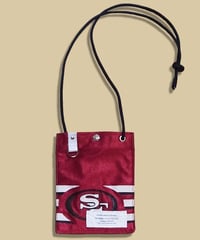 "Re;make" NFL Game shirts  Mobile Pouch -"80"/burgundy