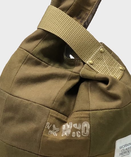 "Patchworks" Czech military twill cloth "SIJIMI" Bag -khaki tape