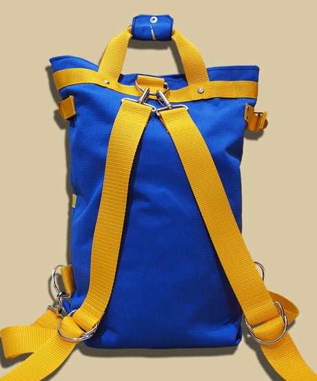 "Re;make" used soccer uniform 2way Rucksack -Brazil National Team